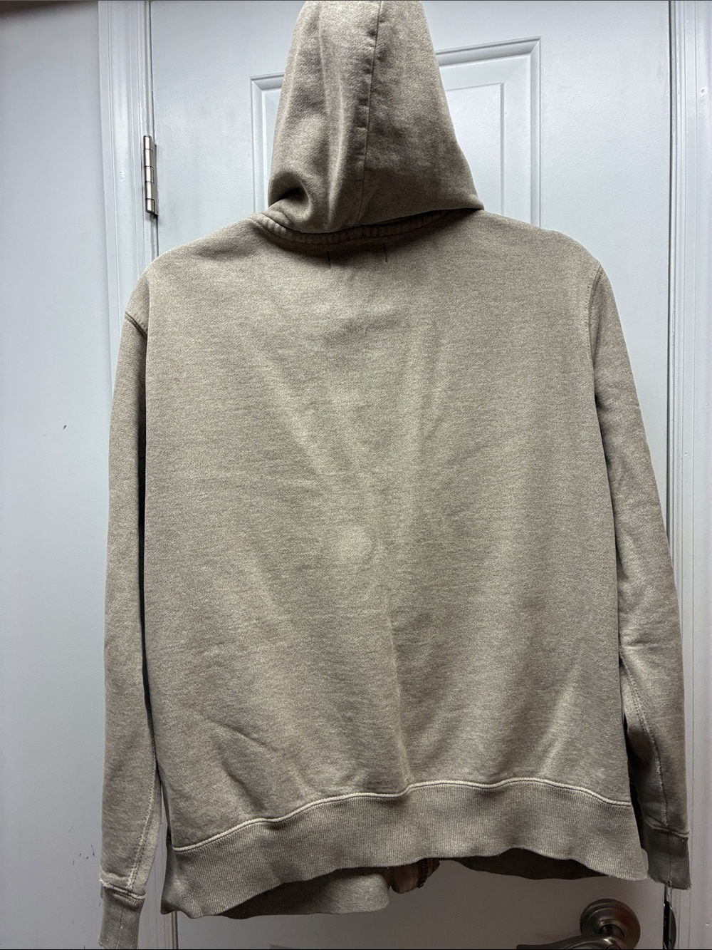 Polo by Ralph Lauren Beige Full-Zip Hoodie with Logo - Picture 5 of 7